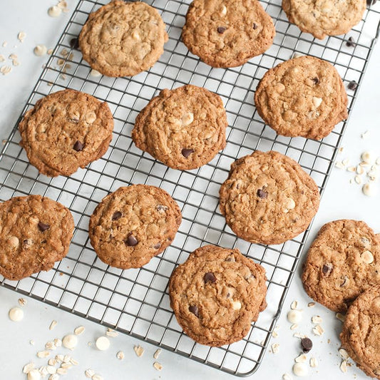 Nordic Ware - 43172AMZM Nordic Ware Half Sheet with Oven Safe Nonstick Grid, 2 Piece Set, Natural