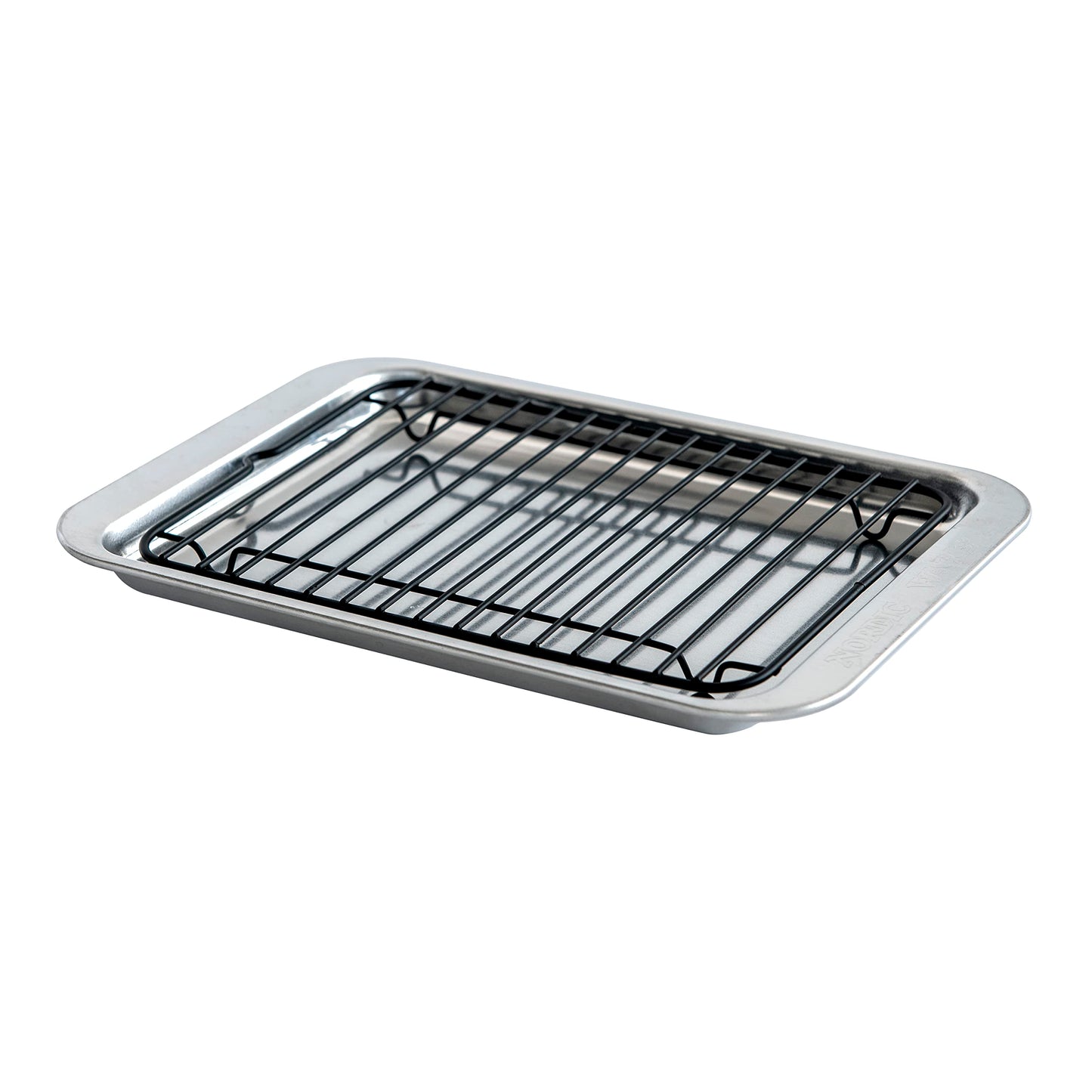 Nordic Ware Naturals Compact 5-Inch Pie Pan - Natural Uncoated Aluminum,Toaster Oven, Counter Ovens, Air Fryer and Broiler Safe, Personal Size