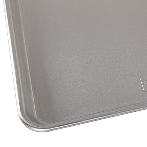 Nordic Ware Naturals Extra Large, 21 x 15 inch Baking Set - USA Made Aluminum Commercial Quality Pan for Baking or Roasting, Encapsulated Galvanized Steel Rim Prevents Warping, 2pk Big Sheet