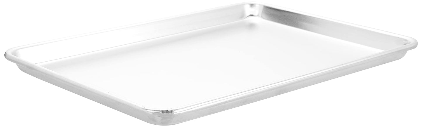 Nordic Ware Naturals Extra Large, 21 x 15 inch Baking Set - USA Made Aluminum Commercial Quality Pan for Baking or Roasting, Encapsulated Galvanized Steel Rim Prevents Warping, 2pk Big Sheet