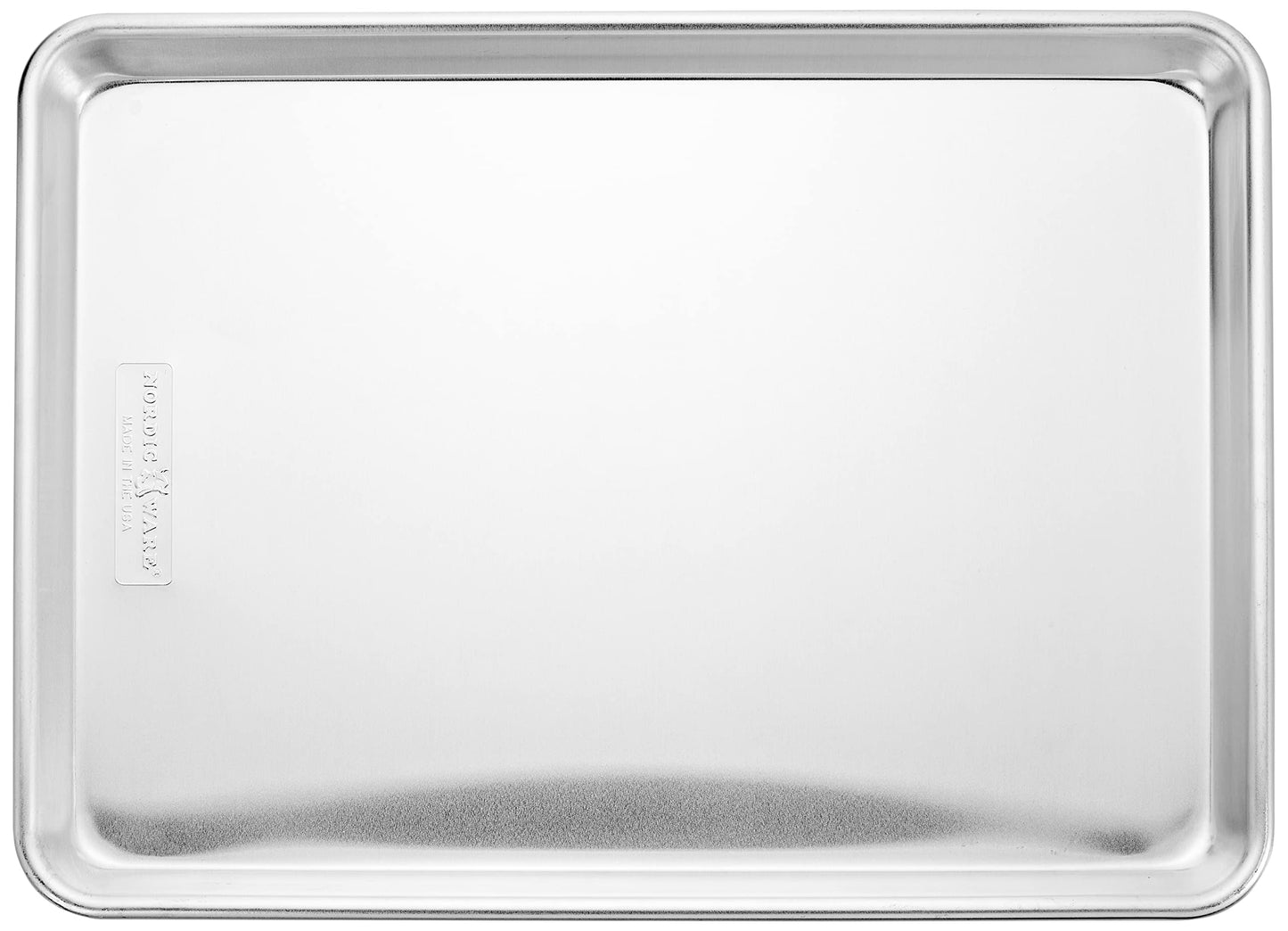 Nordic Ware Naturals Extra Large, 21 x 15 inch Baking Set - USA Made Aluminum Commercial Quality Pan for Baking or Roasting, Encapsulated Galvanized Steel Rim Prevents Warping, 2pk Big Sheet