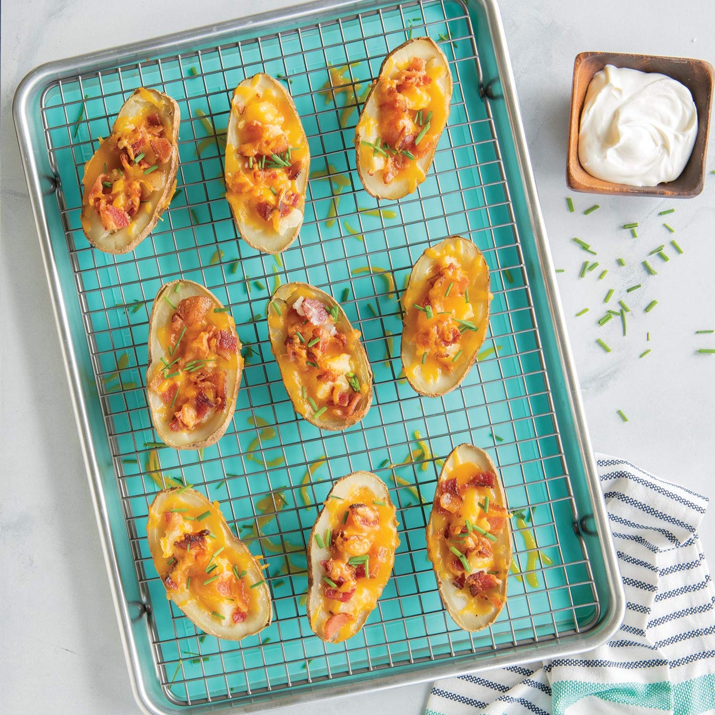 Nordic Ware Naturals Half Sheet Pan, Deluxe Silicone Liner and Cooling Rack, Cookie or Roasting Bakers Set